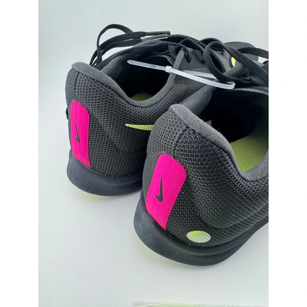 Nike High Jump Elite Black Volt Pink Track Field Spikes‎ DR2756-002 Mens 10